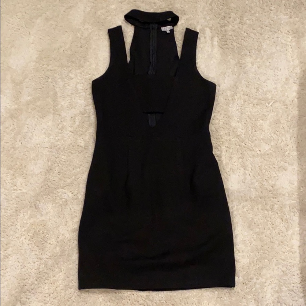 TOBI black bodycon dress